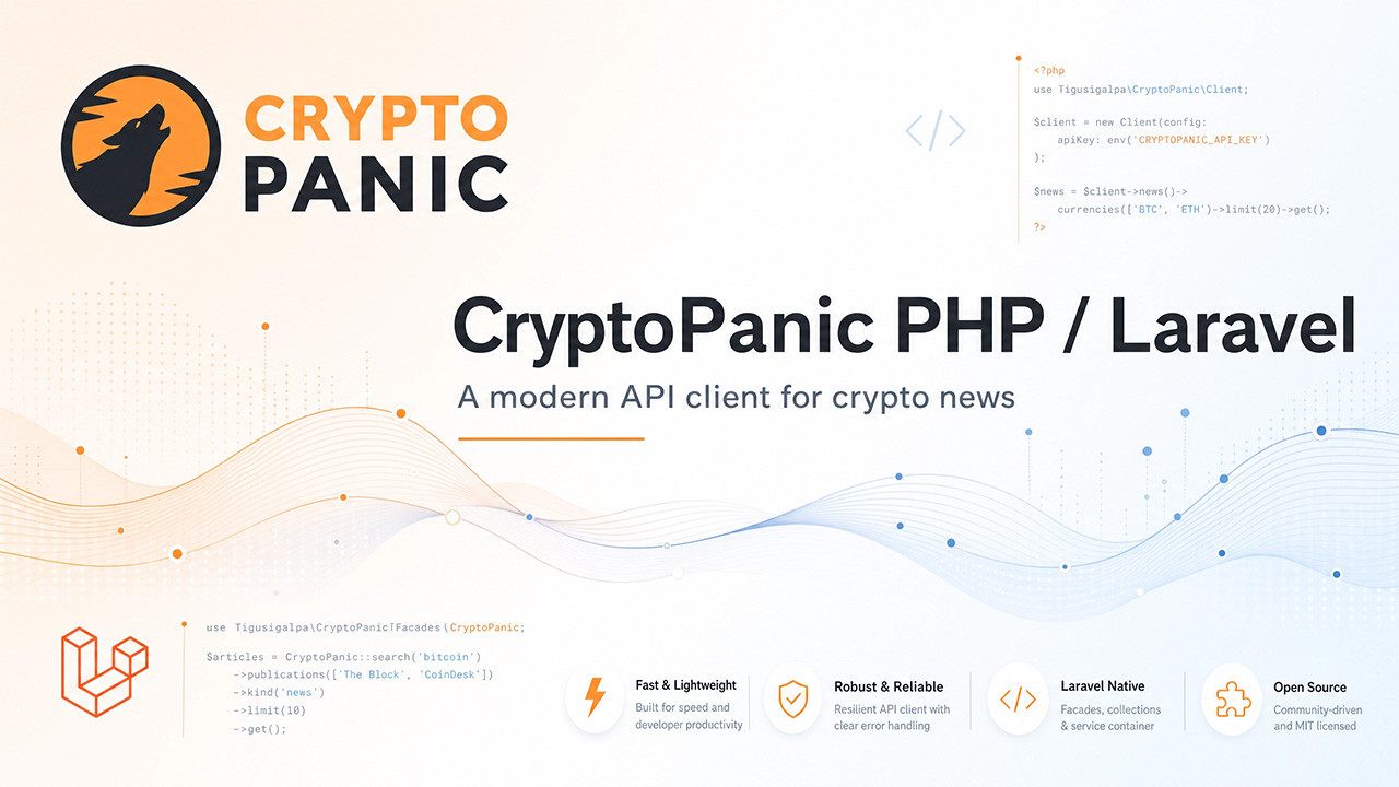 CryptoPanic PHP Laravel SDK