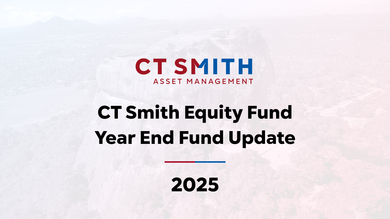 𝗖𝗧 𝗦𝗺𝗶𝘁𝗵 𝗘𝗾𝘂𝗶𝘁𝘆 𝗙𝘂𝗻𝗱'𝘀 𝗤𝘂𝗮𝗿𝘁𝗲𝗿𝗹𝘆 𝗙𝘂𝗻𝗱 𝗨𝗽𝗱𝗮𝘁𝗲