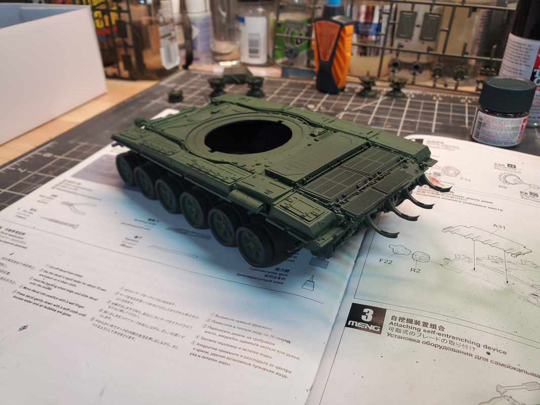 Meng Russian T-72 in Ukraine WIP 4/19 - Armor - Finescale Meng Russian T-72 in Ukraine WIP 4/19 - Armor - Finescale