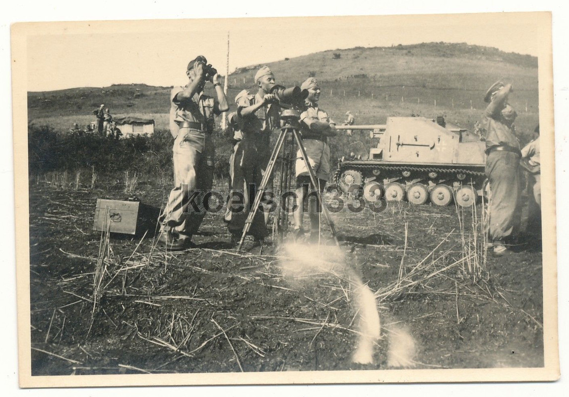 Foto Fallschirmjäger Panzerjäger Marder II Panze