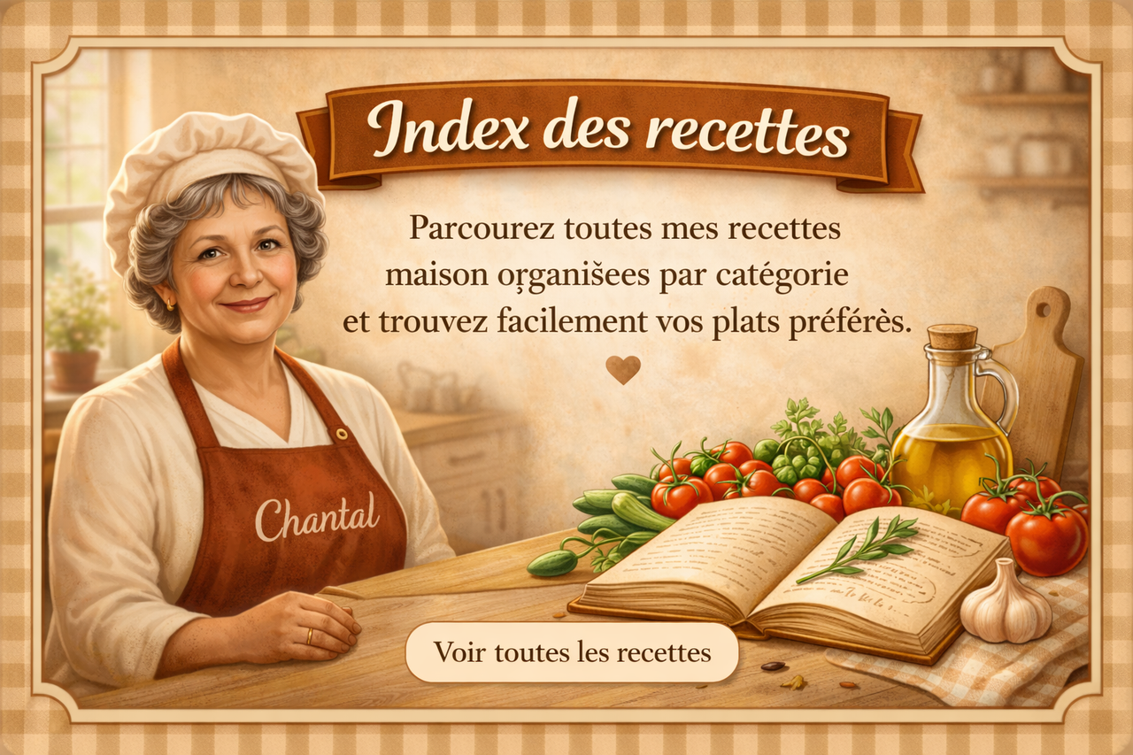 Index des recettes