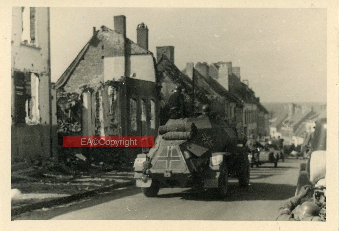4 Rad Panzerspähwagen Panzer Frankreich Belgien 