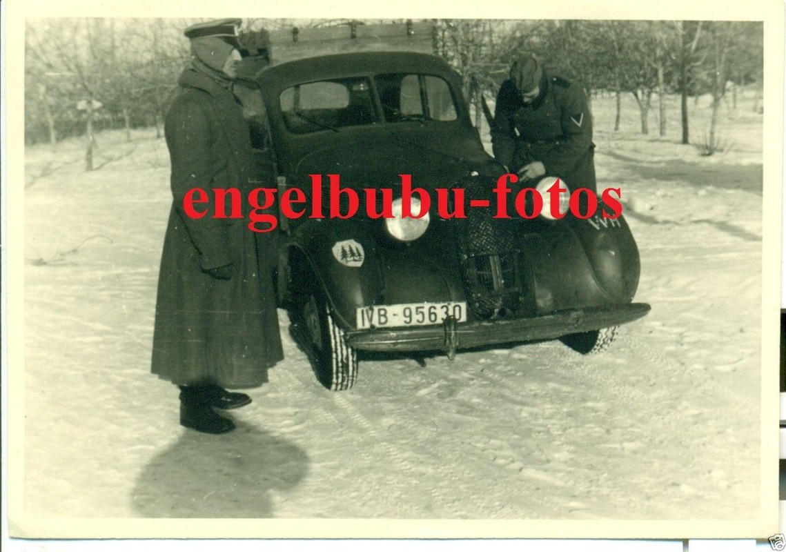 FAHRZEUG - KÜBELWAGEN - WAPPEN mit 3 Tannenbäume