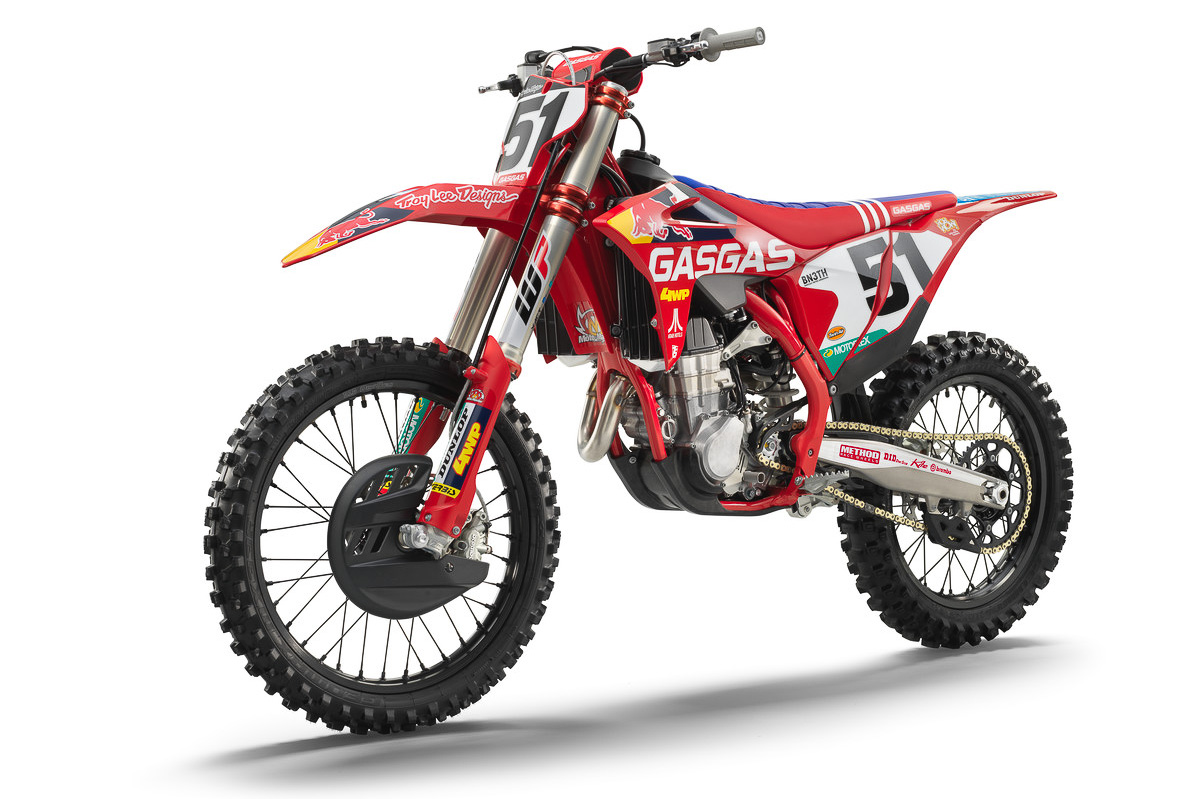 Гоночный кроссбайк GasGas MC 450F Troy Lee Designs 2022