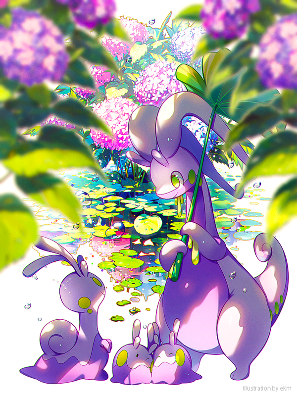 goomy-goodra-and-sliggoo-pokemon-drawn-b