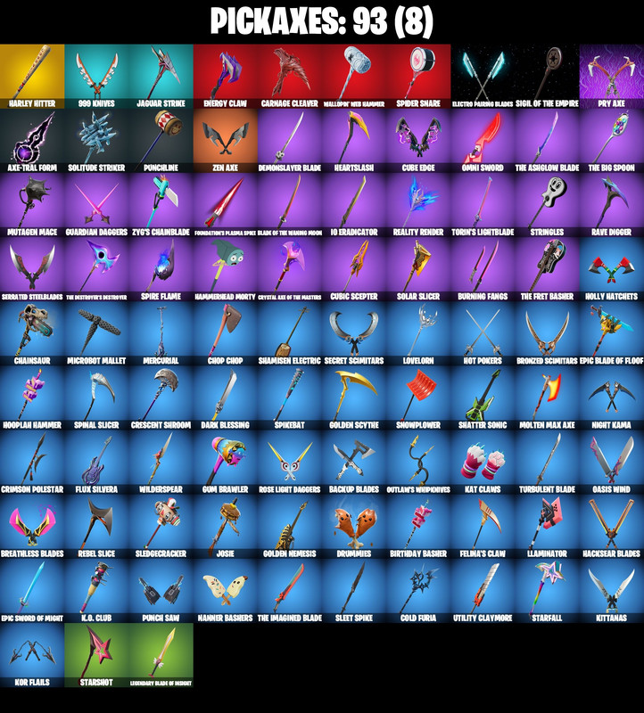 pickaxes comp
