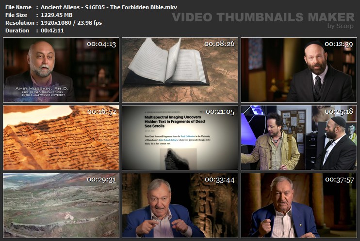 Ancient Aliens - S16E05 - The Forbidden Bible.mkv