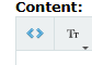 Screenshot of the blue (<)(>) button on desktop.