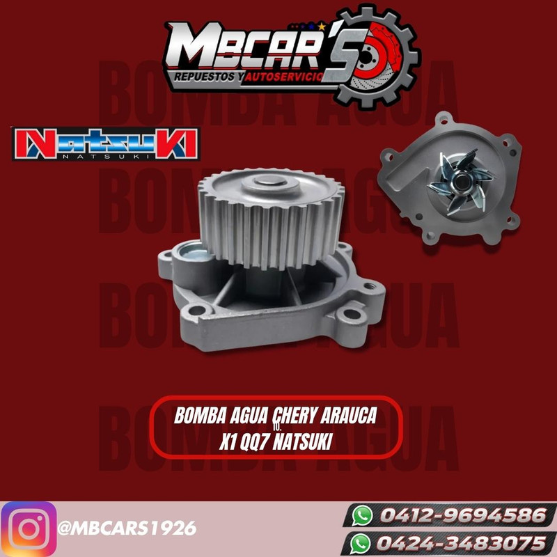 BOMBA DE AGUA CHERRY ARAUCA X1 QQ6 