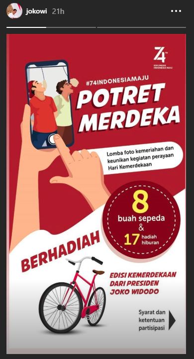 Lomba foto Jokowi
