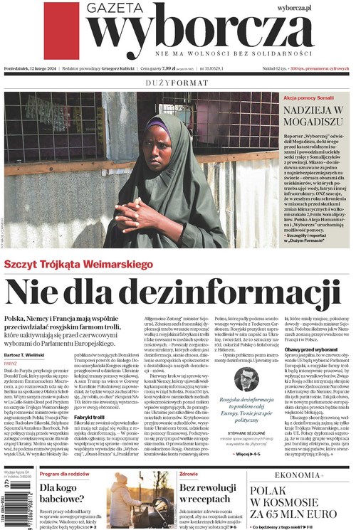 Gazeta Wyborcza 12.02.2024