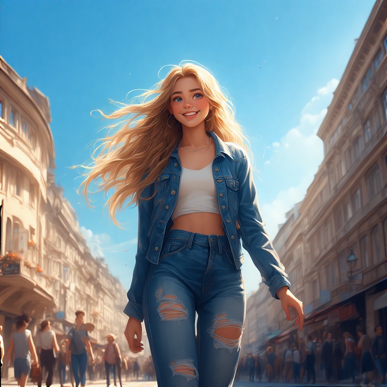 An-young-woman-walking-on-a-st-28