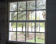 Clean window after service