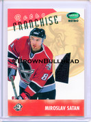 2002 03 ITG Parkhurst Retro Franchise RF 04 Miroslav Satan Buffalo Sabres COPY 7A
