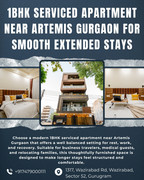 1BHK Serviced Apartment Near Artemis Gurgaon for Smooth Extended Stays