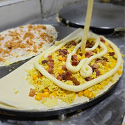 Crepe Frango com Bacon