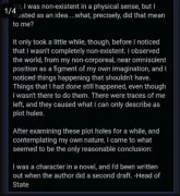 Resisted being written out of the plot in a fictional setting