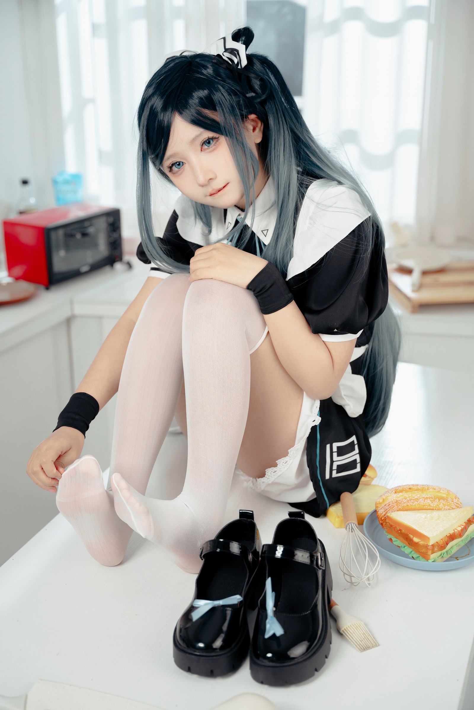 喜欢爱理吗COS写真：碧蓝航线独角兽婚纱高清套图（31P-172.5M）插图7