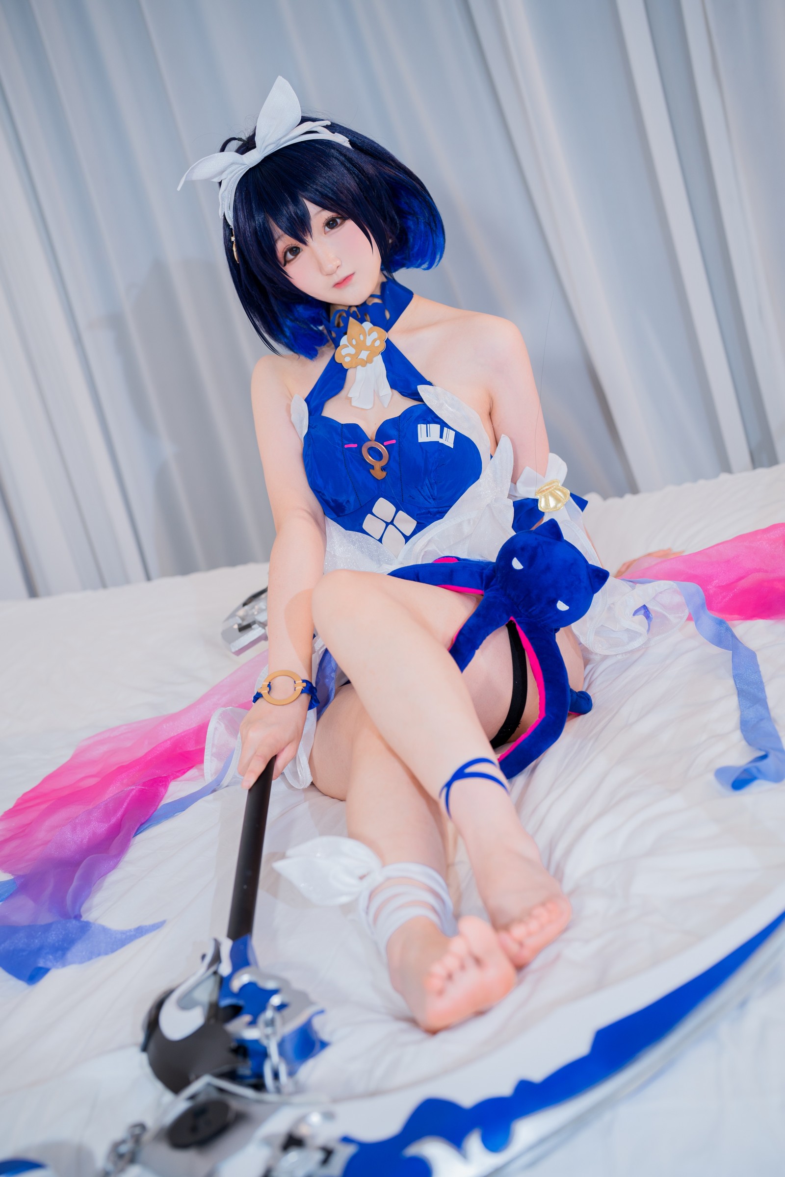 Seele麦麦希儿彼岸浪花 Cosplay｜海边主题高清写真（102P-532MB）插图5