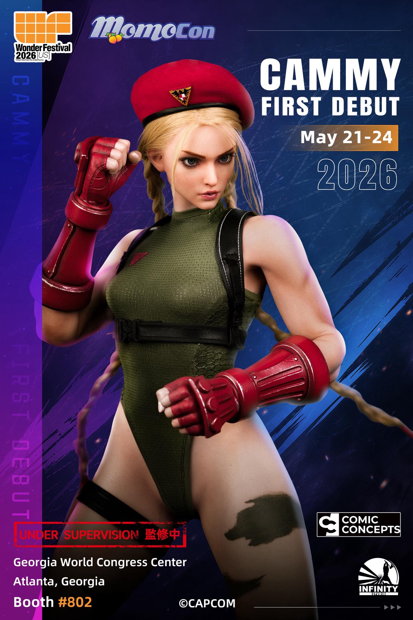 Infinity Studio: Street Fighter - Cammy - 1/3 Silicone Action