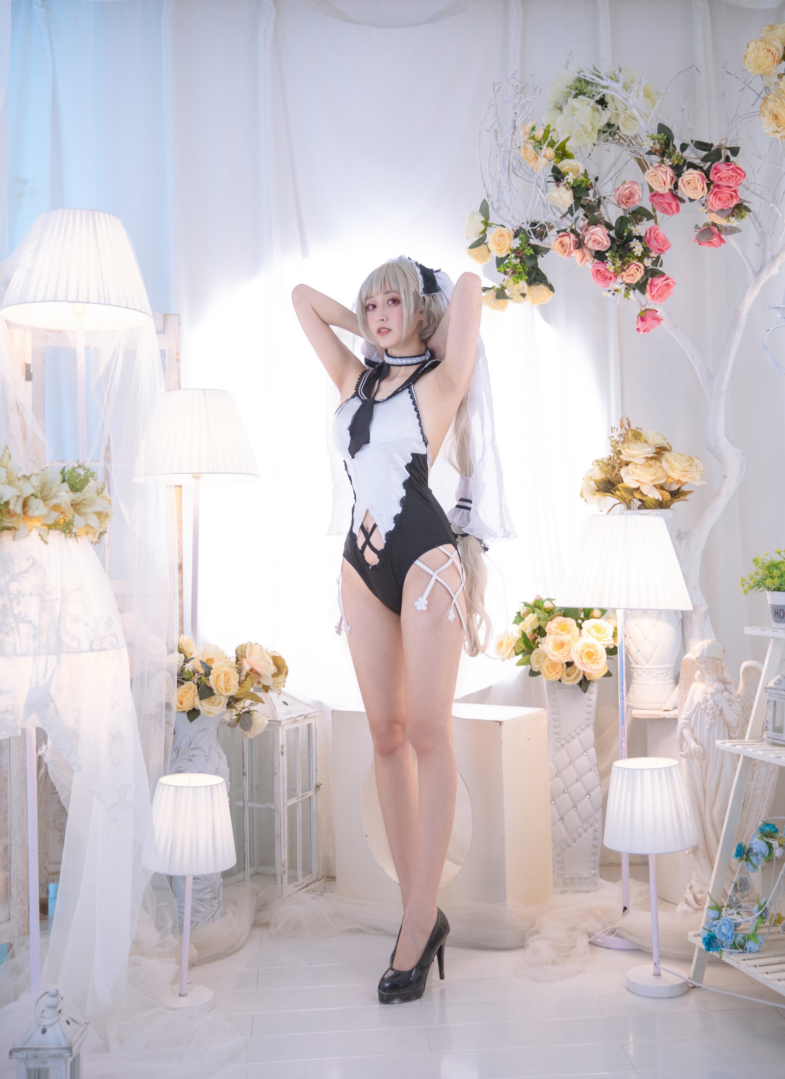 冬马路纱 碧蓝航线 可畏 Cosplay 写真｜人气舰娘 高清图集（15P｜166MB）插图8