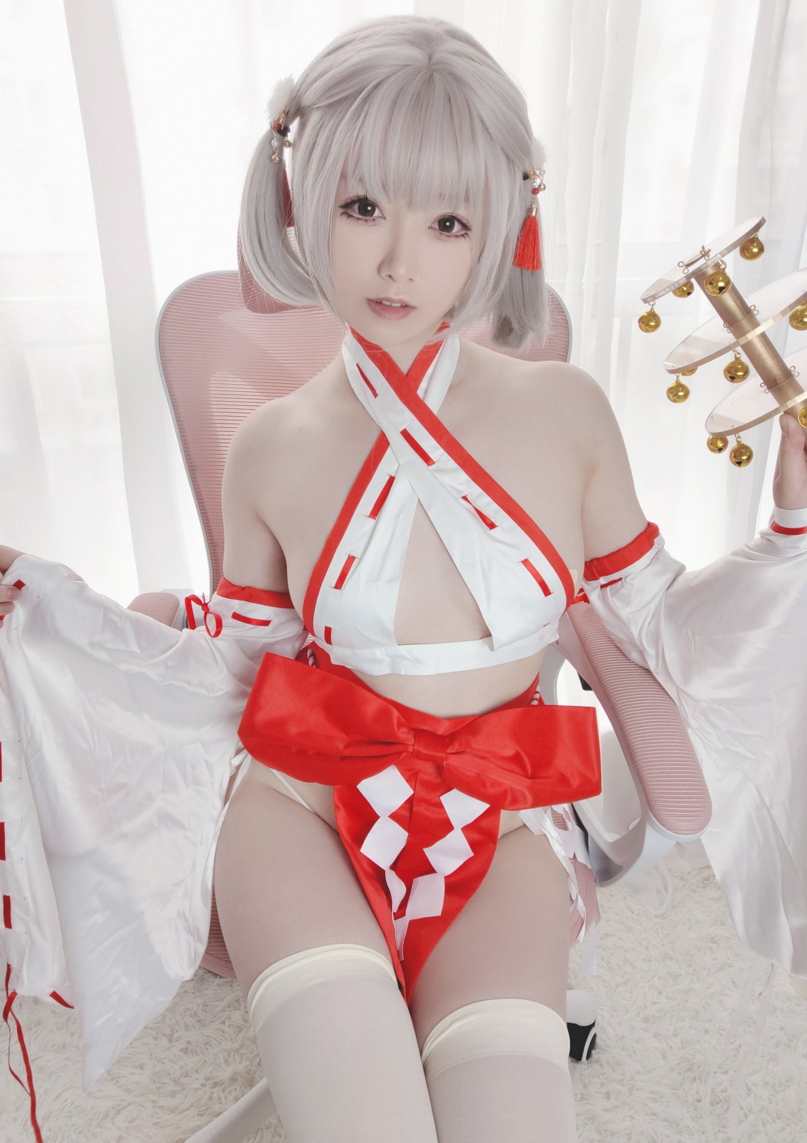朝霧愛 – 巫女 Cosplay 高清写真（40P-149.4M）日式传统风插图5