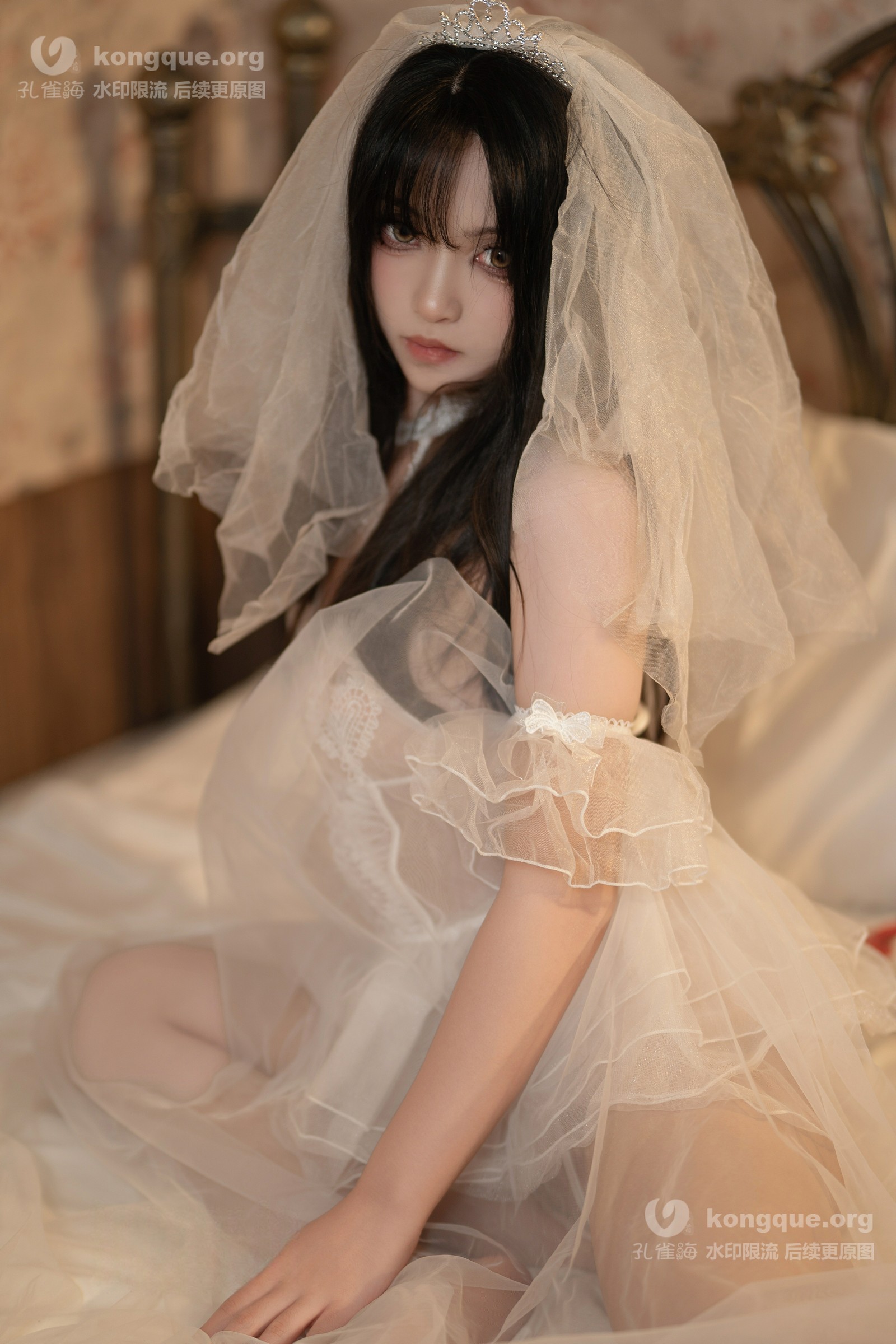 Bangni邦尼 – 白色花嫁 Cosplay 高清写真集（85P-1.02GB）插图1