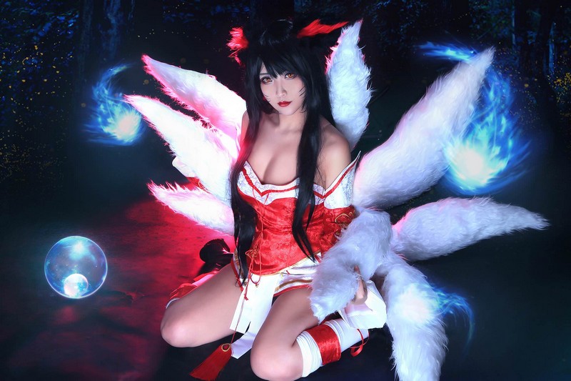 Hana Bunny 阿狸 Ahri Cosplay写真｜英雄联盟 LOL 九尾妖狐 Ahri 高清图片[14P-12.7M]插图4