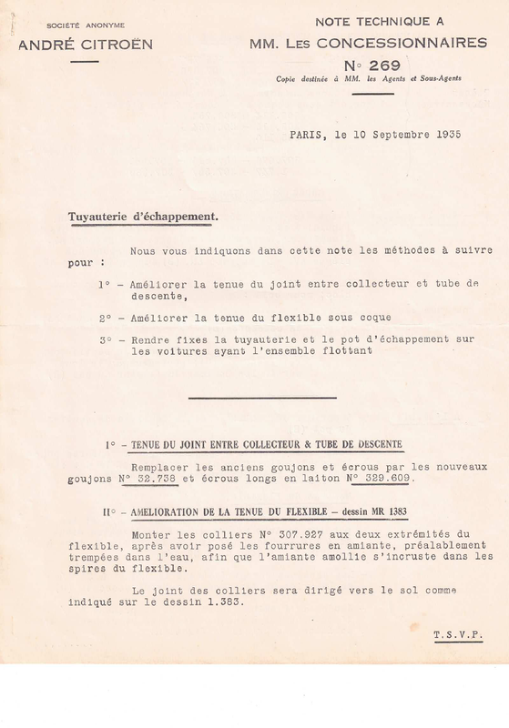 10-35 tuyauterie d'échappement