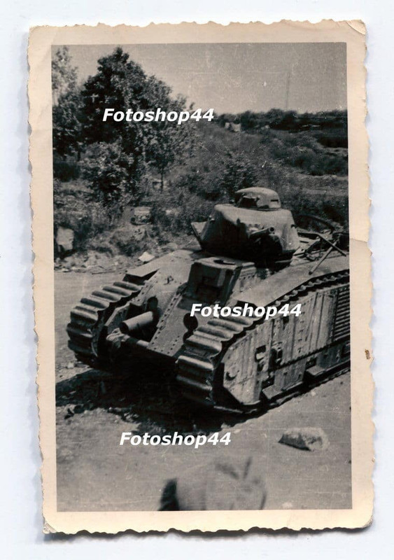 Foto Französischer Panzer Char B1