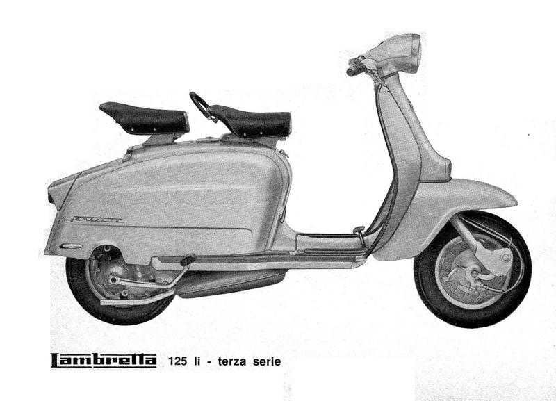 Spaccato Motore Lambretta Li 125 3 Serie  : This Lambretta Is Very Good For Restoration As Seen In Pictures.