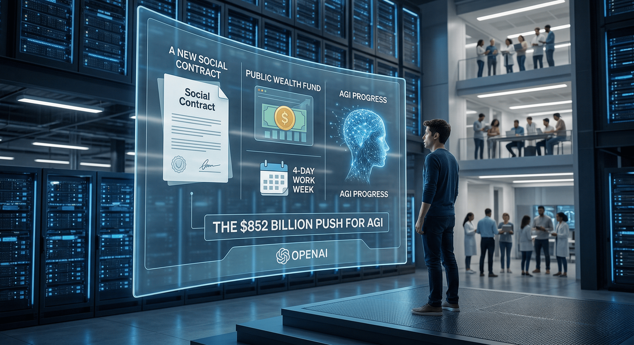 OpenAI’s 2026 Master Plan: The $852 Billion Push for AGI and a New Social Contract
