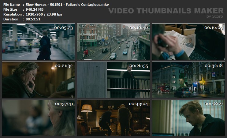 Slow Horses S01E01 Failure s Contagious mkv