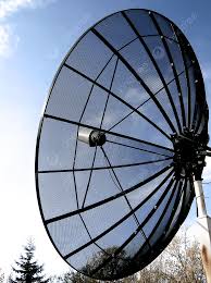 Antena parabólica antiga