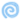 a pixel of a blue spiral spinning