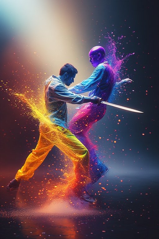 Two-abstract-figures-in-a-swor-24