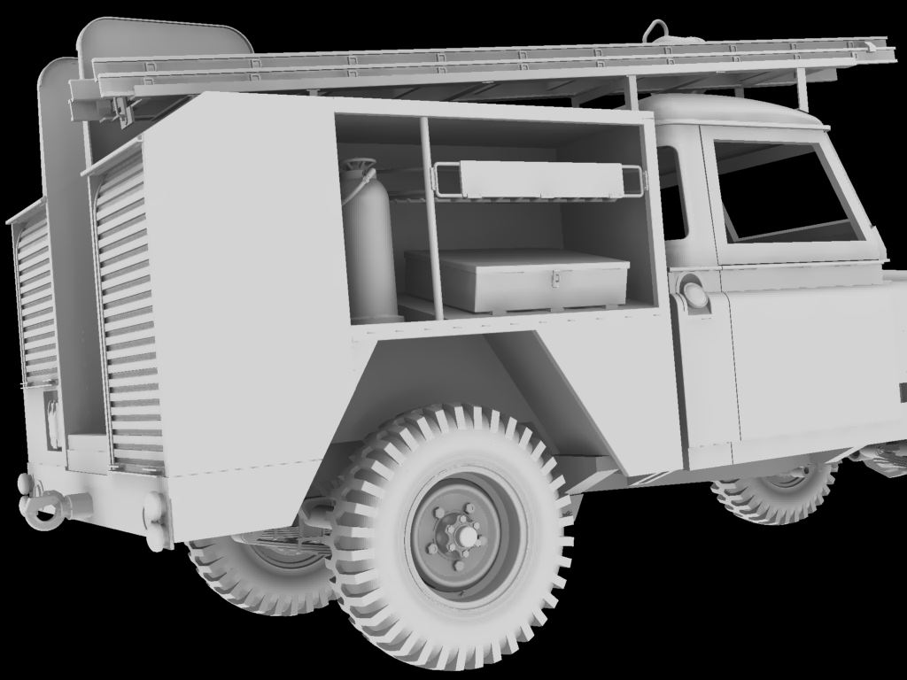35th Scale Land Rovers Models Design for 3D Printing. - Work in ...