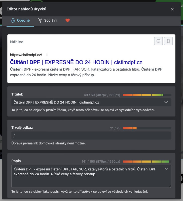 WordPress RankMath SEO
