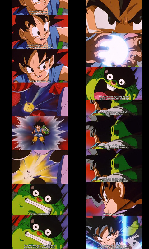 Goku and Sugoro discussing his involvement