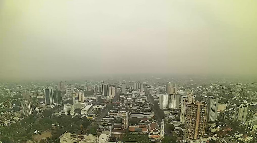 Campo Grande nesta manhã de quinta-feira
