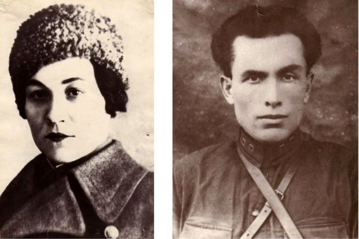 Mariya Oktyabrskaya y su esposo Ilya