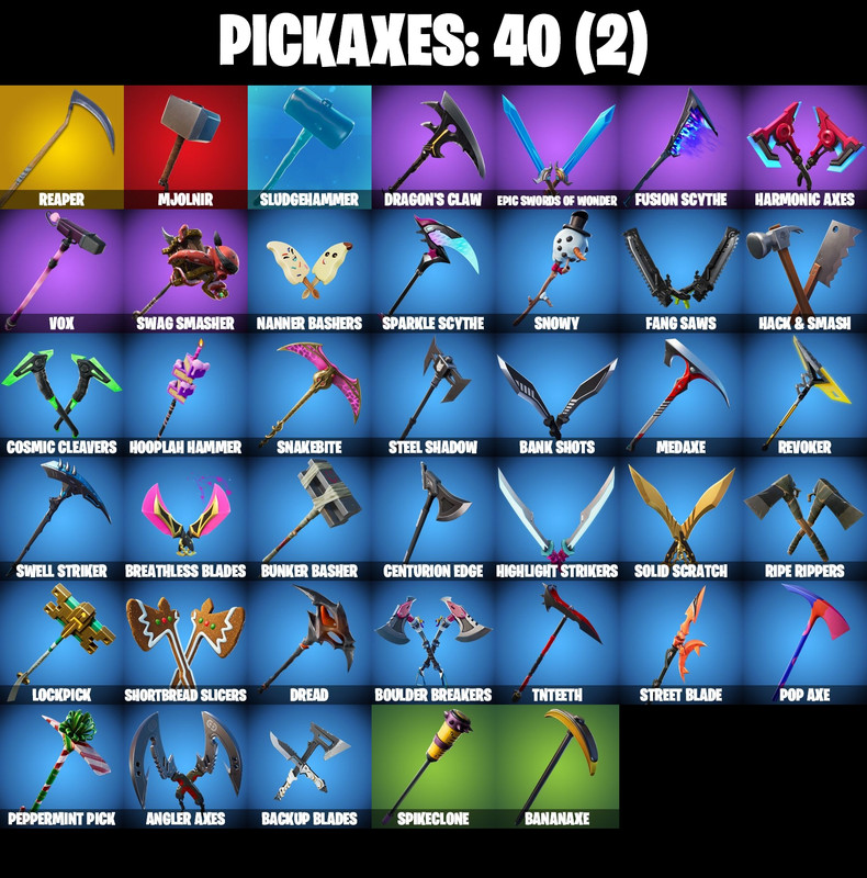 pickaxes comp