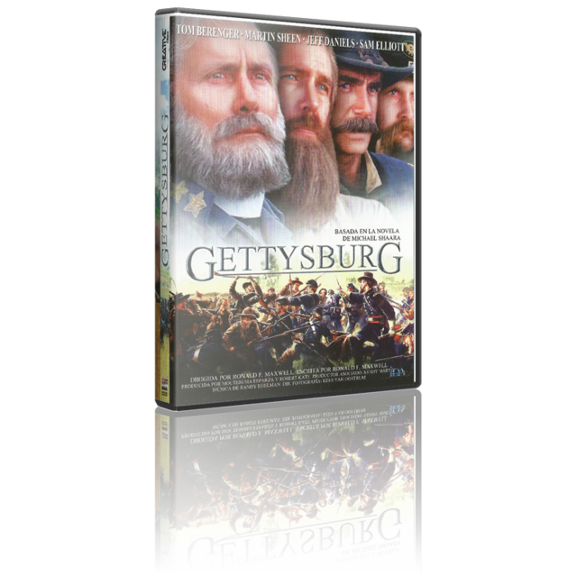 Portada - Gettysburg [DVD9 Full] [PAL] [Cast/Ing] [Sub:Nó] [1993] [Bélico]