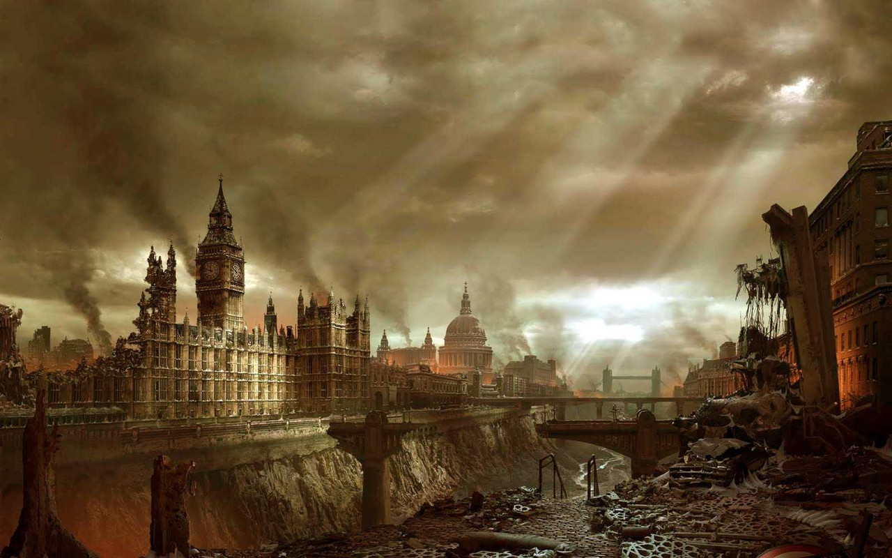 Dessins post-apocalyptique End-Londres-apr-s-l-apocalypse