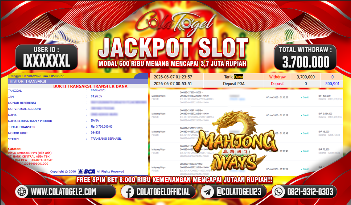 JACKPOT SLOT GACOR!!