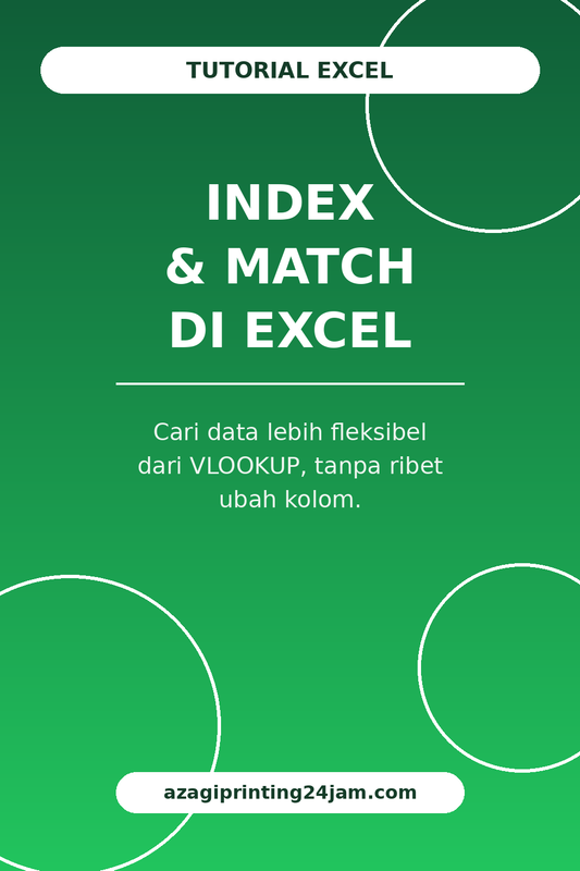 Cara Menggunakan INDEX Dan MATCH Di Excel