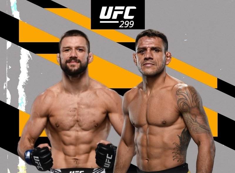 Матеуш Гамро срещу Рафаел дос Аньос на UFC 299