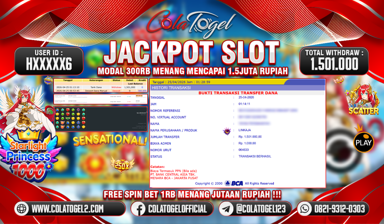 JACKPOT SLOT GACOR!!