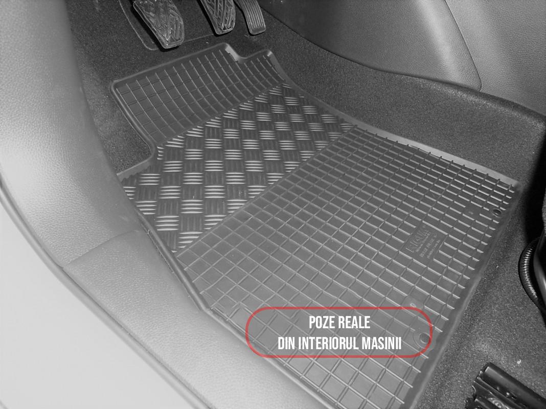 Set 4 covorase Nissan Pulsar 2014-2018, din cauciuc 100%, compatibile cu autoturismul NISSAN Pulsar