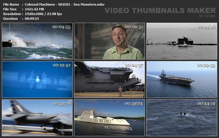 Colossal Machines - S01E01 - Sea Monsters.mkv